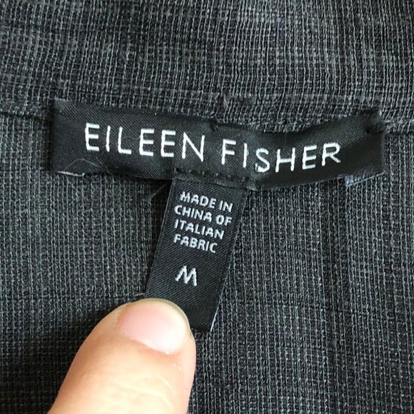 Eileen Fisher Charcoal Gray Blazer size M❤️SOLD - Picture 5 of 8